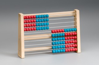Abacus with 100 balls red / blue RE-Wood®