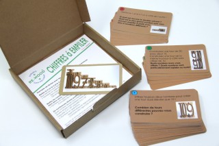 Task cards. for Tower numbers (french)