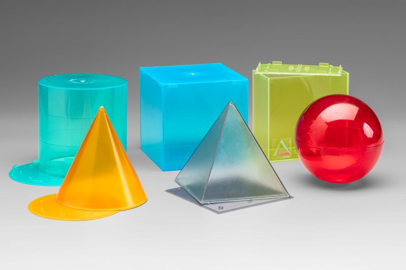 Geometrical Shape Set transparent in 6 colours (6 pcs) - Wissner® aktiv  lernen, Mathe-Lernmaterialien online kaufen