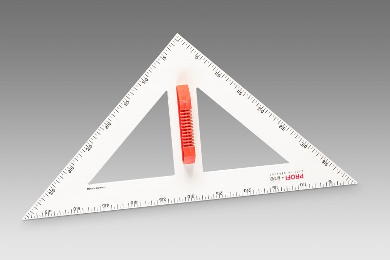 Wissner® active learning - magnetic PROFI - Set square  45° 60 cm PROFI-linie