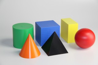 Geometrical Shape Set in 6 colours (6 pcs)