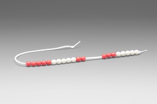 20 Arithmetic bead string red/blue - Wissner® aktiv  lernen, Mathe-Lernmaterialien online kaufen
