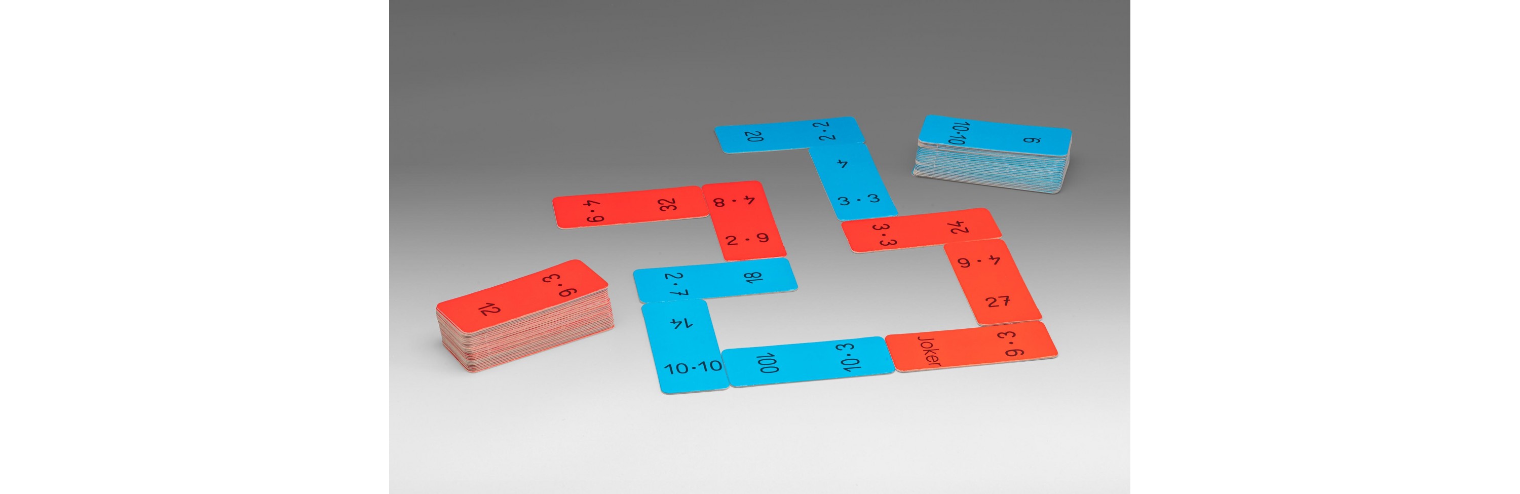 Wissner® active learning - Domino Game Multiplication in the 100 number range