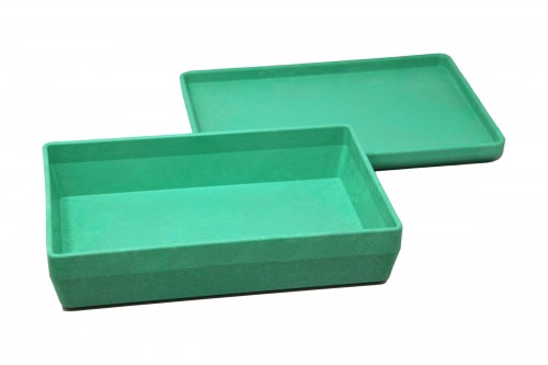Wissner® aktiv lernen - RE-Wood® Box with lid green