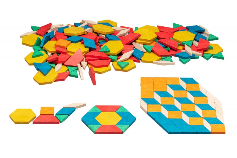 Pattern blocks (250 pcs) - Wissner® aktiv lernen|Mathe-Lernmaterialien ...