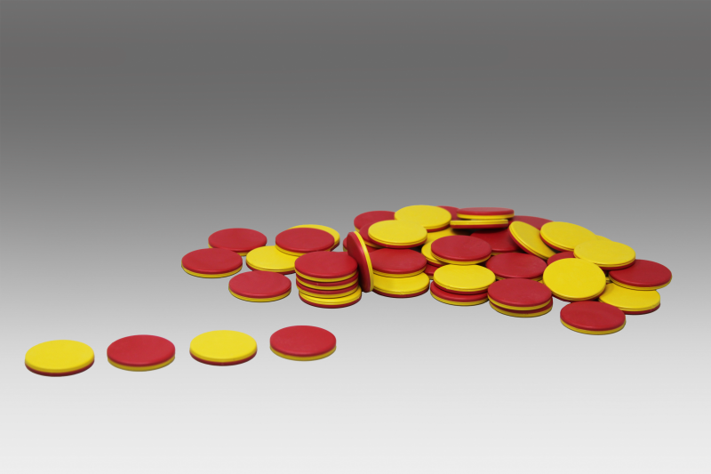 Counting chips. red/yellow (50 pcs)