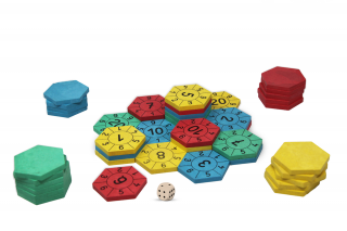 Math game - Hexagon number castle