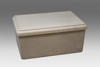 RE-Wood® Box big. with lid. natural colours