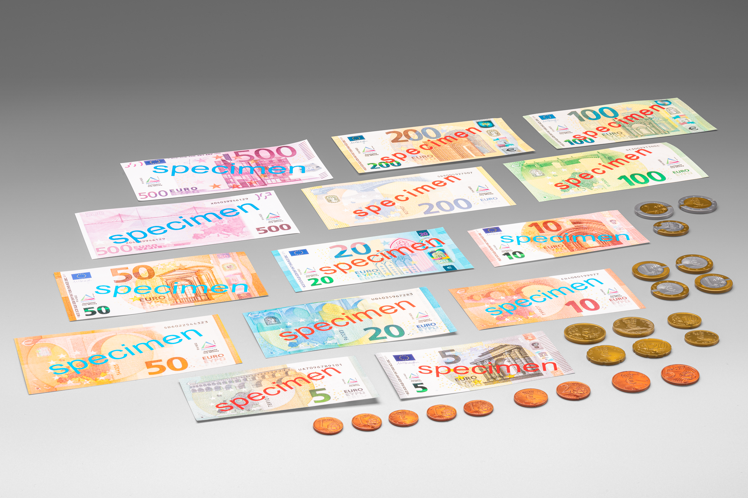 EURO Toy money (44 pcs)