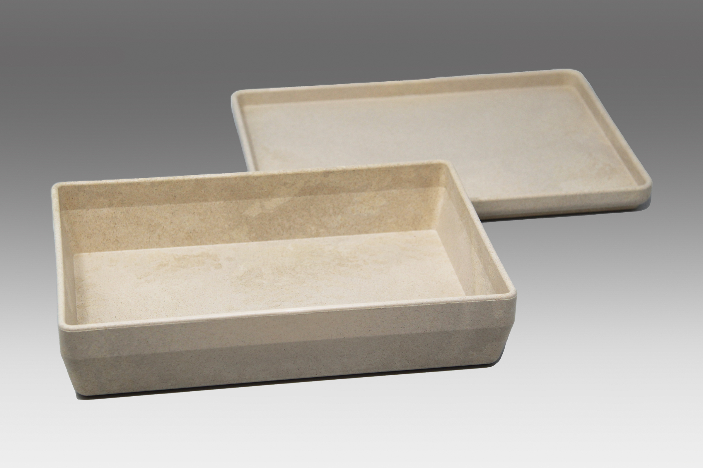 RE-Wood® Box with lid natural colors