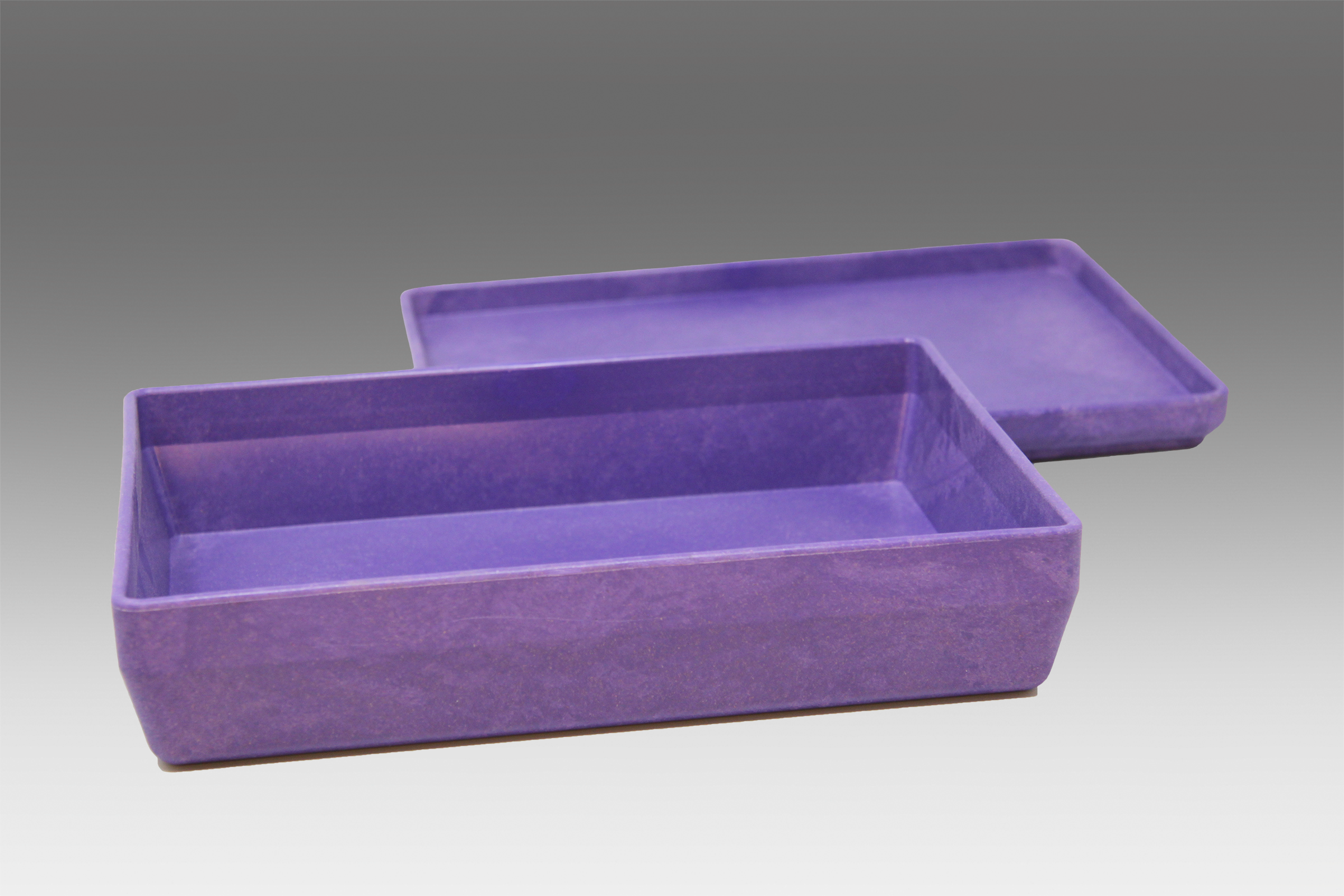 RE-Wood® Box with lid purple