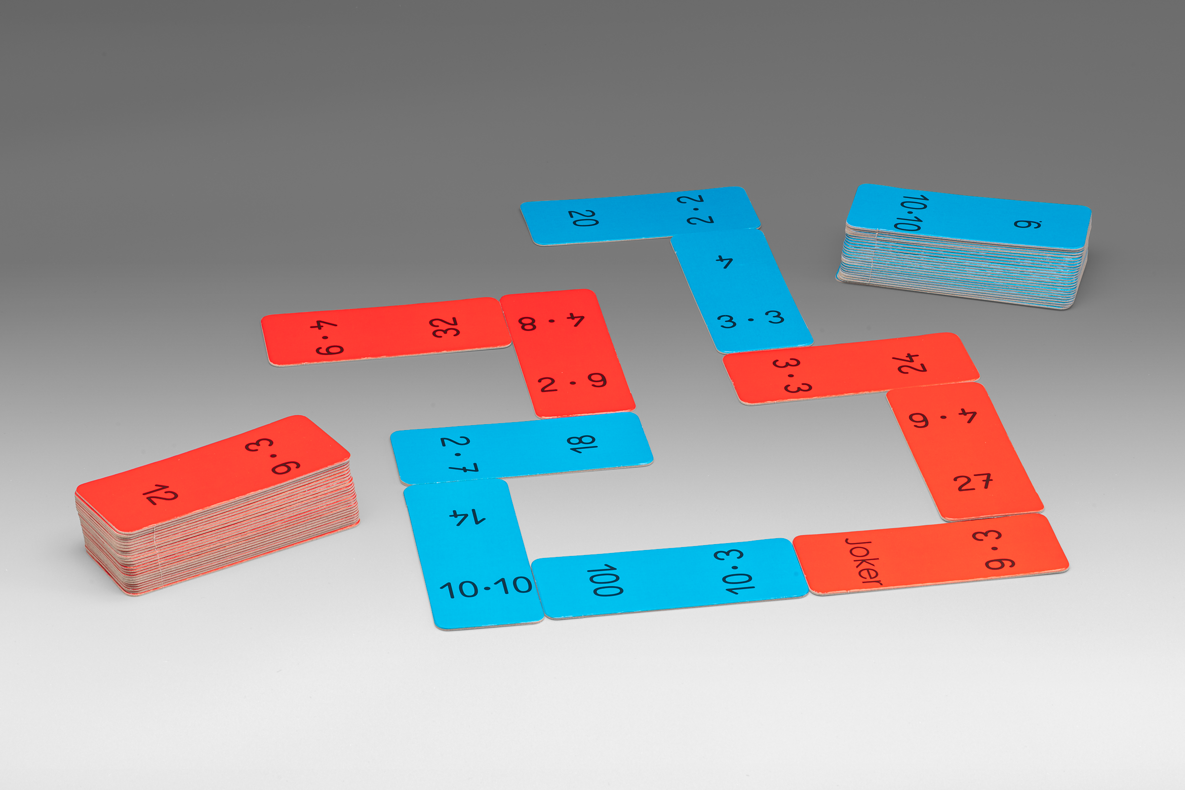 Domino Multiplikation im 100er Zahlenraum